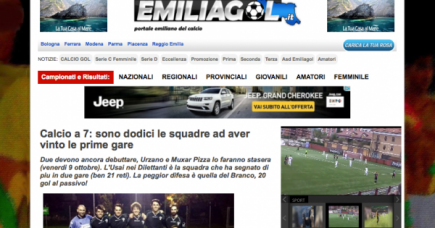 Stampa: EMILIAGOL - 9 ottobre 2015