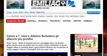 Stampa: EMILIAGOL - 16 ottobre 2015