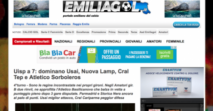 Stampa: EMILIAGOL - 24 ottobre 2015